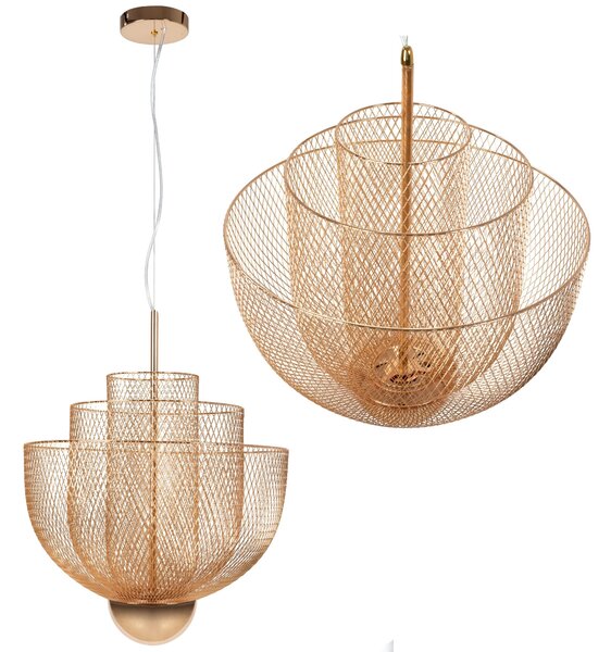 Toolight - LED závěsné svítidlo APP888-CP, růžové zlato, OSW-04033