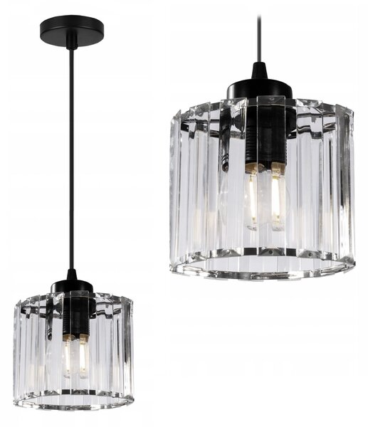 Toolight Elegantní stropní svítidlo APP210-3CPR Crystal Black