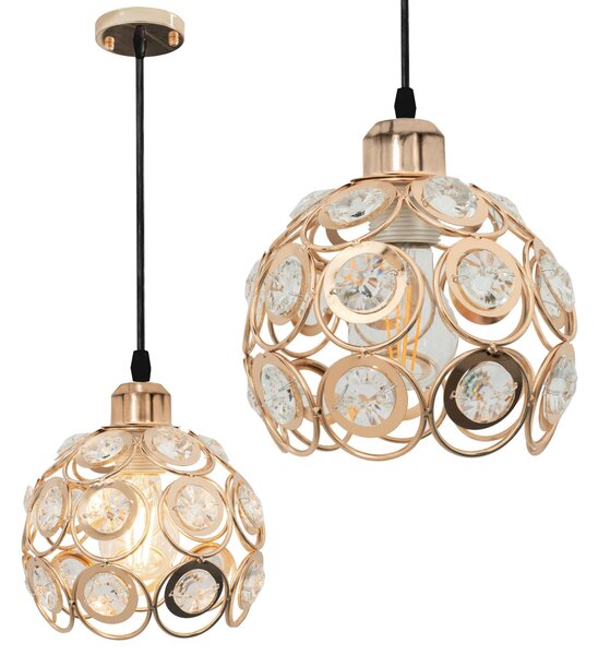 Toolight - Elegantní stropní svítidlo 1xE27 APP208, zlatá, OSW-00403