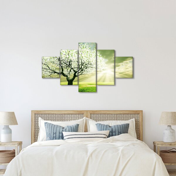 Obraz stromu na louce (125x70 cm)