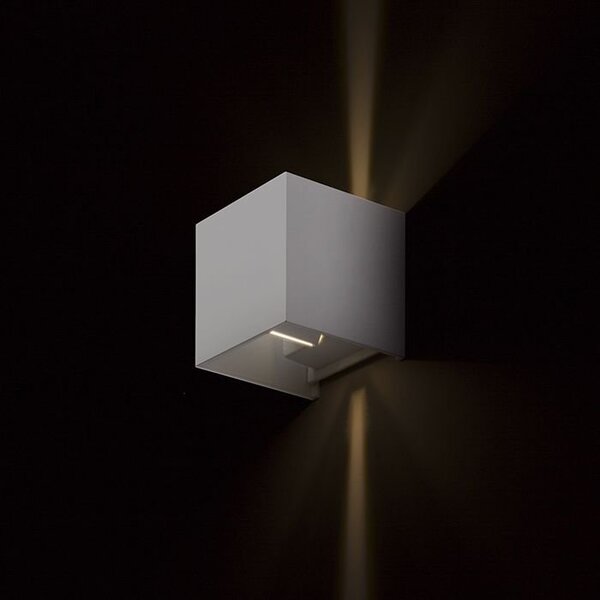 TITO SQ nástěnná bílá 230V LED 6W IP54 3000K - RED - DESIGN RENDL