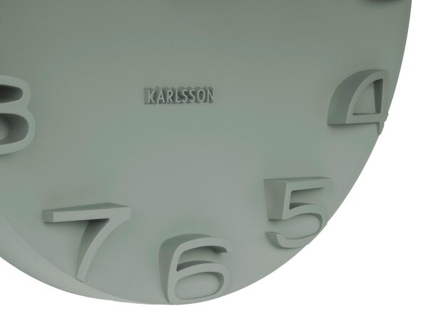NÁSTĚNNÉ HODINY zelená 42/42/5 cm Karlsson - Nástěnné hodiny, Online Only