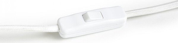 RUMBA stolní bílé PVC/dřevo 230V E14 11W - RED - DESIGN RENDL