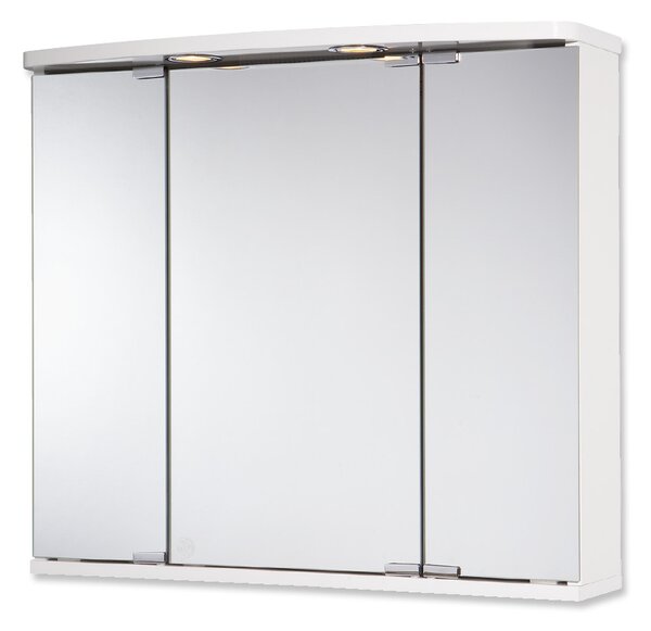Jokey Plastik DORO LED Zrcadlová skříňka - bílá, š. 67 cm, v. 60 cm, hl. 22 cm 111913520-0110