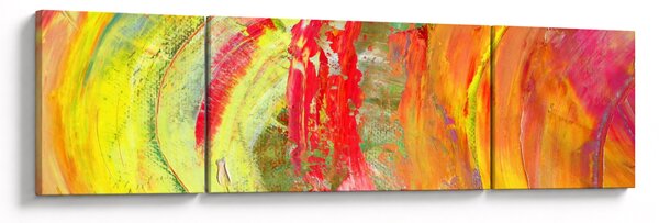 Obraz abstrakce - malba (170x50 cm)