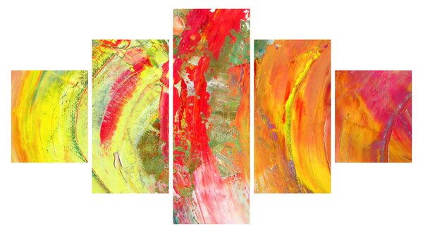 Obraz abstrakce - malba (125x70 cm)