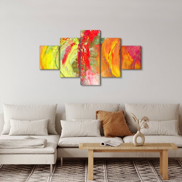 Obraz abstrakce - malba (125x70 cm)