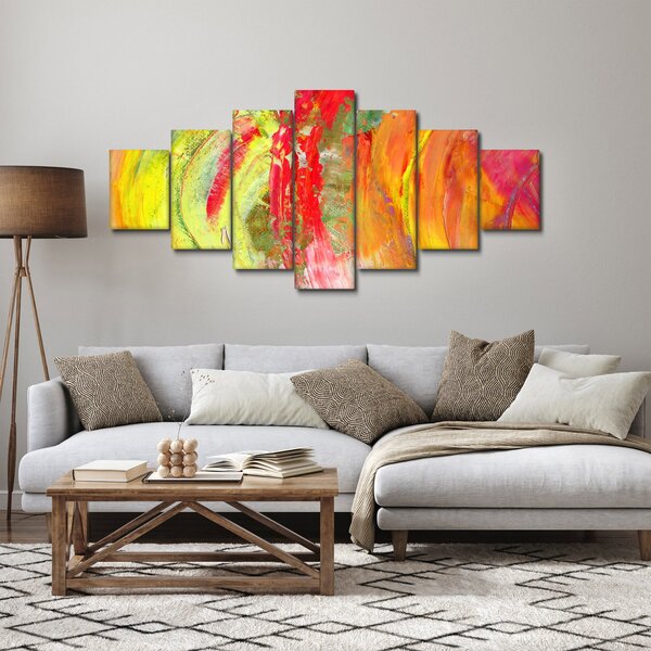Obraz abstrakce - malba (210x100 cm)