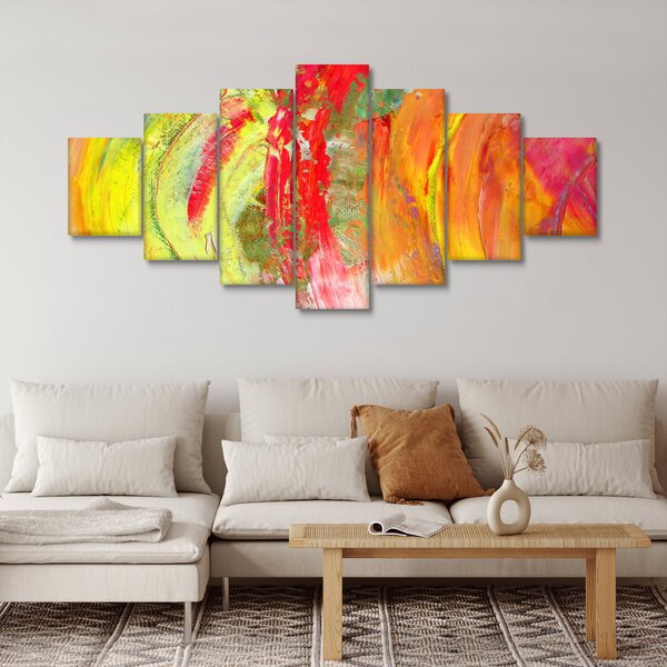 Obraz abstrakce - malba (210x100 cm)