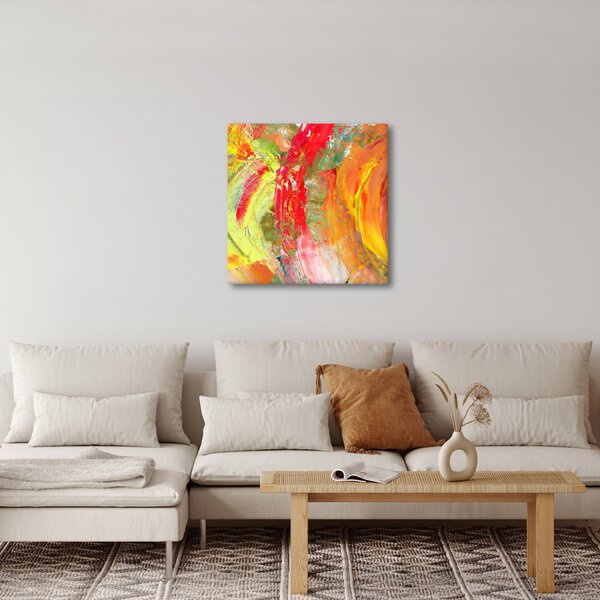 Obraz abstrakce - malba (30x30 cm)