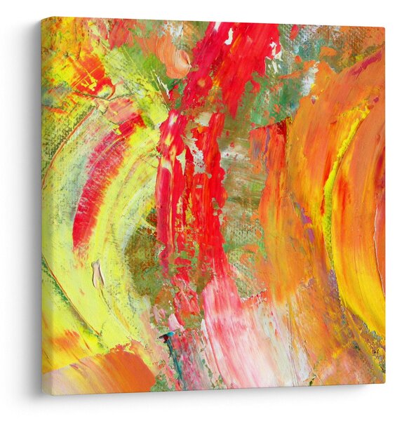 Obraz abstrakce - malba (30x30 cm)