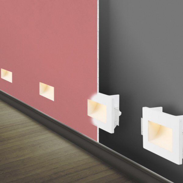 RED R10453 DIP zápustná sádrová 230V/500mA LED 24x0.5W 3000K - RED - DESIGN RENDL
