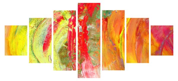Obraz abstrakce - malba (210x100 cm)