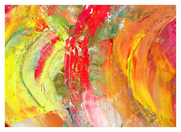 Obraz abstrakce - malba (70x50 cm)