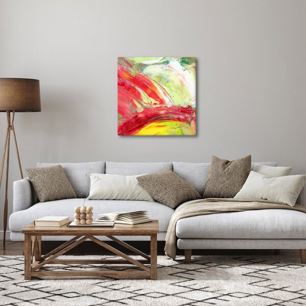 Obraz abstrakce - malba (30x30 cm)