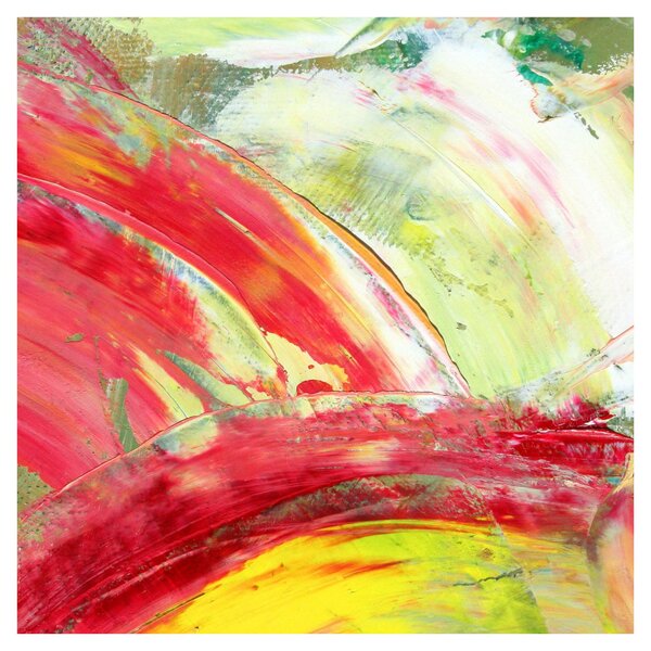 Obraz abstrakce - malba (30x30 cm)