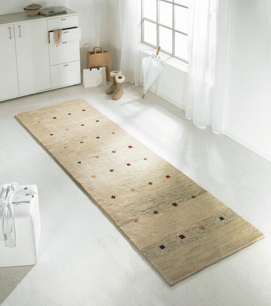 ORIENTÁLNÍ KOBEREC, 80/250 cm krémová Cazaris - Orientální koberce