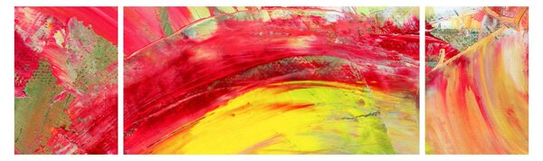 Obraz abstrakce - malba (170x50 cm)