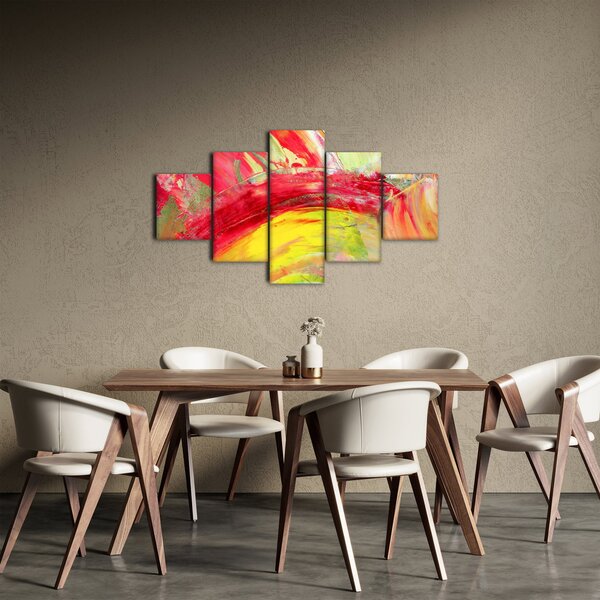 Obraz abstrakce - malba (125x70 cm)