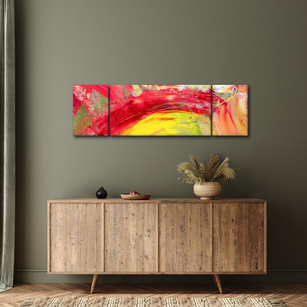 Obraz abstrakce - malba (170x50 cm)