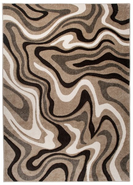 Koberec Sumatra C301B 3D Contour Cut tmavě béžový