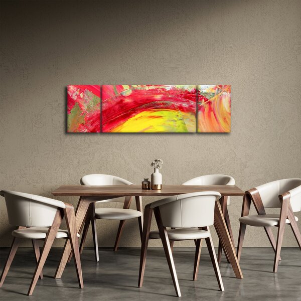 Obraz abstrakce - malba (170x50 cm)
