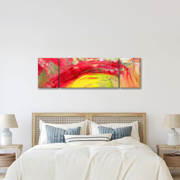 Obraz abstrakce - malba (170x50 cm)