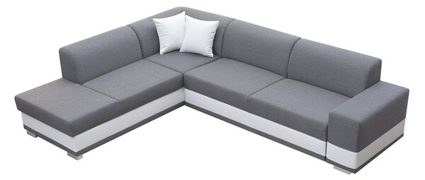 Rohová sedací souprava Darcia (šedá) (L). Akce -20%