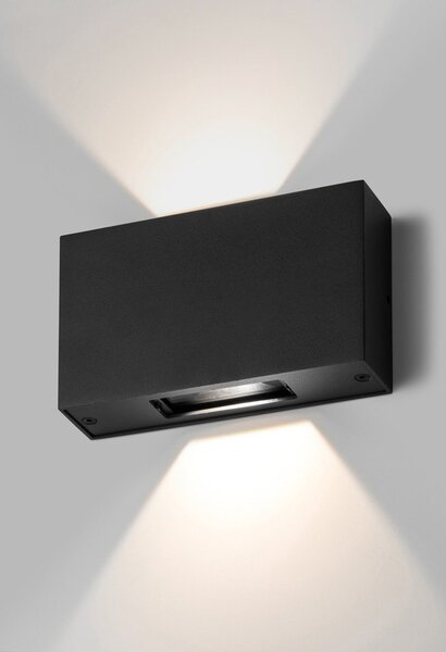 LED2 5131334D LED2 Venkovní nástěnné svítidlo BLADE, A DALI/PUSH 2x6W 3000K antracit - LED2 Lighting