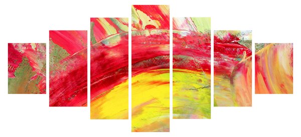 Obraz abstrakce - malba (210x100 cm)