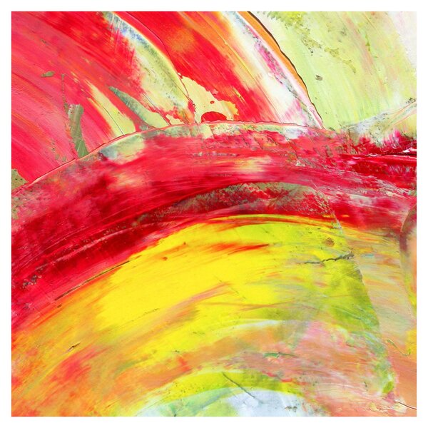 Obraz abstrakce - malba (30x30 cm)