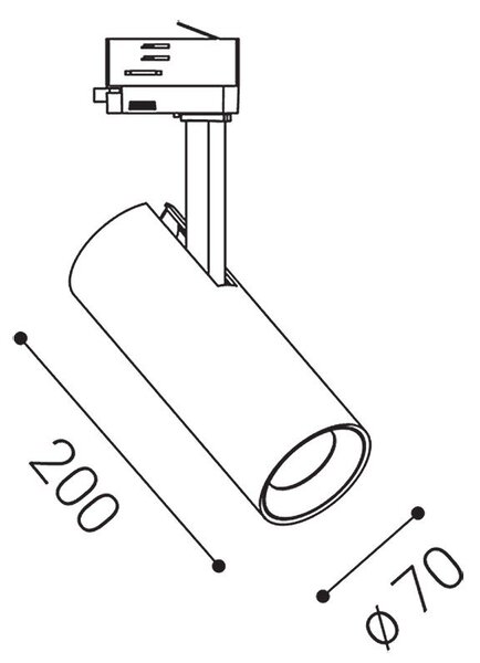 LED2 6090431DT LED2 Lištové svítidlo MATRIX 2, W TRIAC 20W 3000K bílá - LED2 Lighting