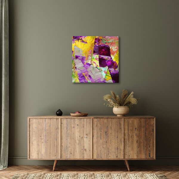 Obraz abstrakce - malba (30x30 cm)