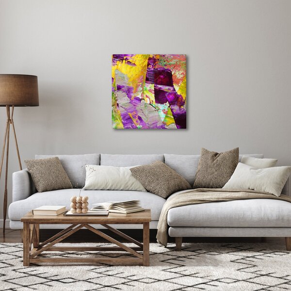 Obraz abstrakce - malba (30x30 cm)