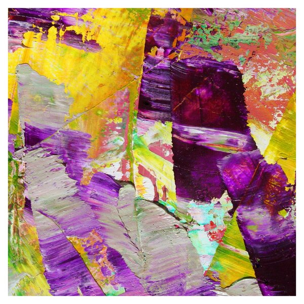Obraz abstrakce - malba (30x30 cm)