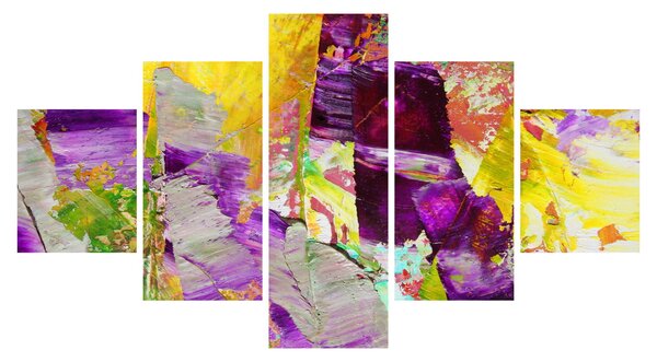 Obraz abstrakce - malba (125x70 cm)