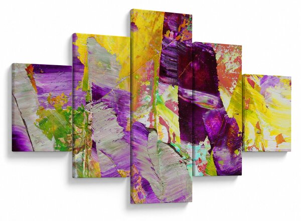 Obraz abstrakce - malba (125x70 cm)