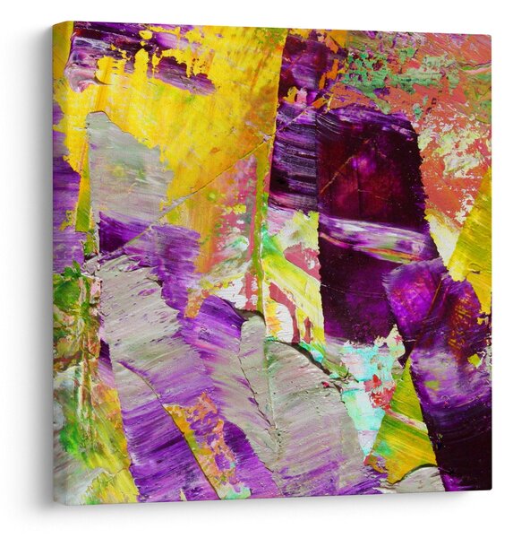 Obraz abstrakce - malba (30x30 cm)