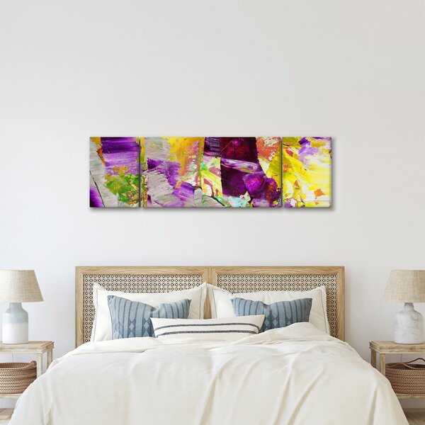Obraz abstrakce - malba (170x50 cm)