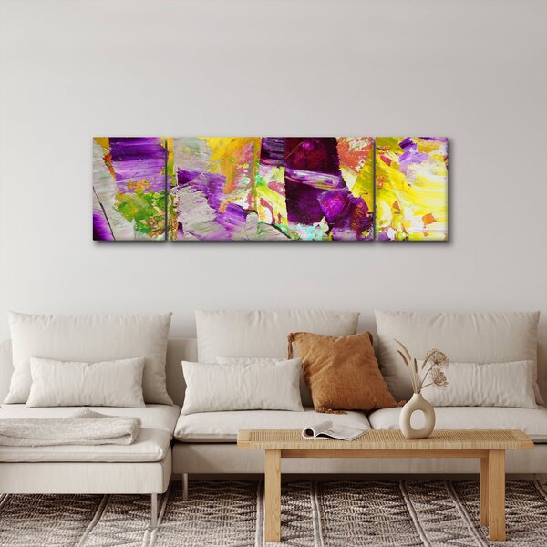Obraz abstrakce - malba (170x50 cm)