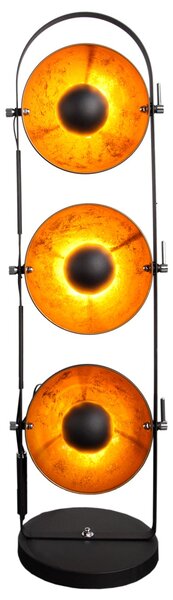 Designová kovová stojací lampa černá - Arietis Invicta Interior