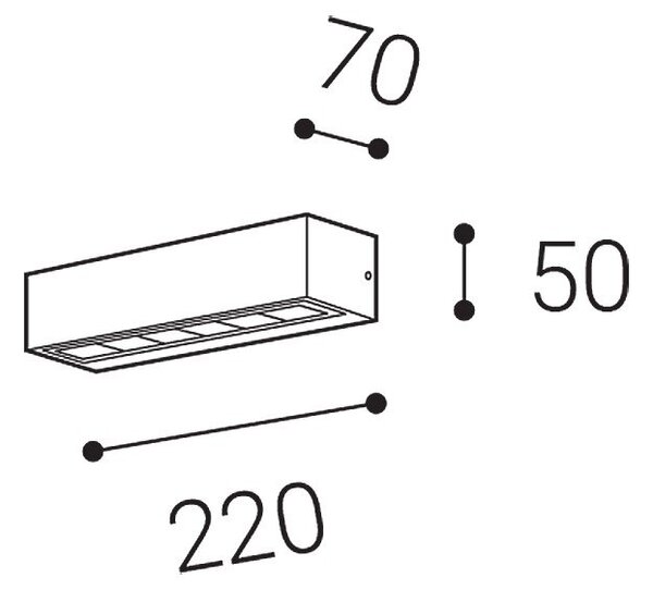 LED2 5131434 Svítidlo BENO 2, A 12 3000K NÁSTĚNNÉ ANTRACIT - LED2 Lighting