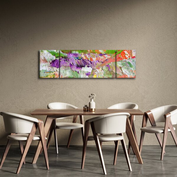 Obraz abstrakce - malba (170x50 cm)
