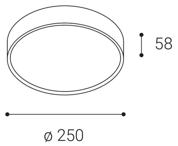 LED2 1234253DT LED2 Venkovní svítidlo MIRA 25, B TRIAC 18W 3000K/3500K/4000K černá - LED2 Lighting