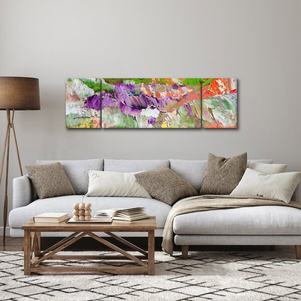 Obraz abstrakce - malba (170x50 cm)
