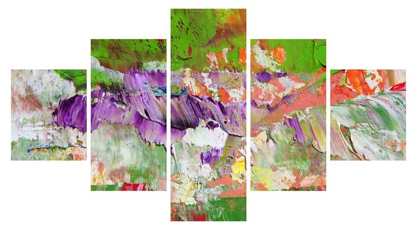 Obraz abstrakce - malba (125x70 cm)