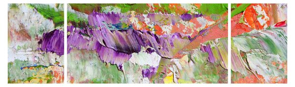 Obraz abstrakce - malba (170x50 cm)