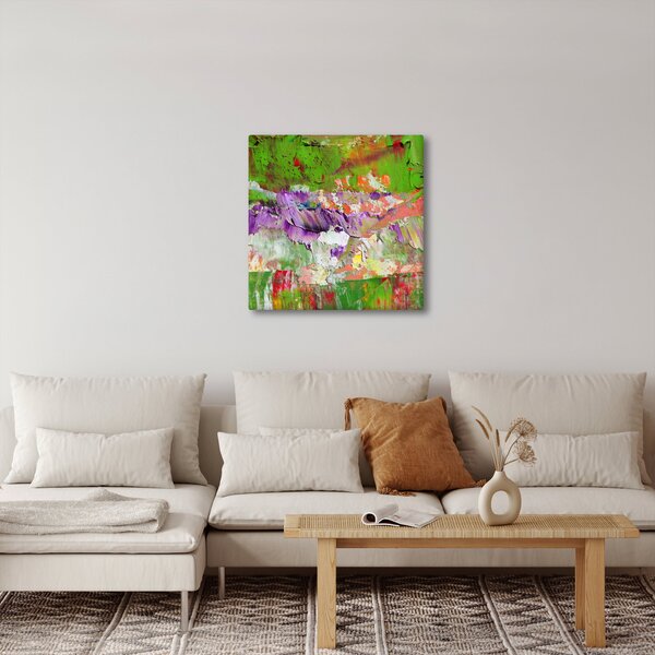 Obraz abstrakce - malba (30x30 cm)