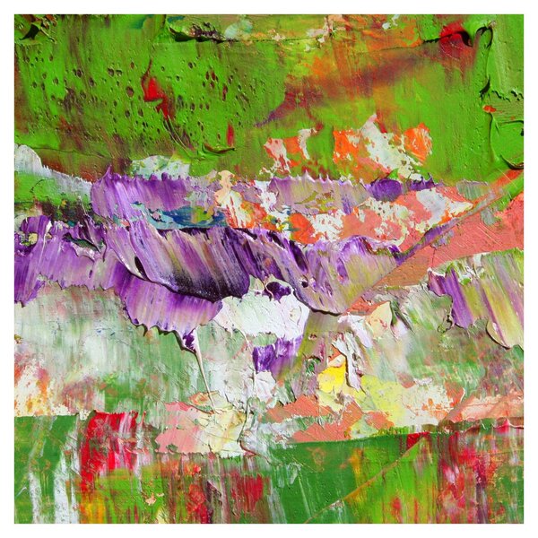 Obraz abstrakce - malba (30x30 cm)