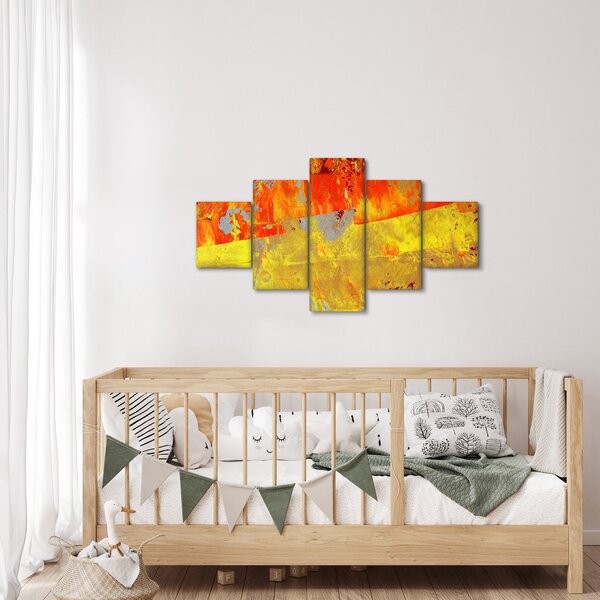 Obraz abstrakce - malba (125x70 cm)